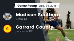 Recap: Madison Southern  vs. Garrard County  2018