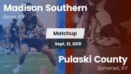 Matchup: Madison Southern vs. Pulaski County  2018