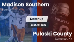 Matchup: Madison Southern vs. Pulaski County  2020