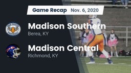 Recap: Madison Southern  vs. Madison Central  2020
