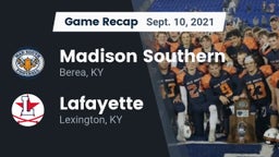 Recap: Madison Southern  vs. Lafayette  2021
