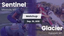 Matchup: Sentinel  vs. Glacier  2016