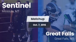 Matchup: Sentinel  vs. Great Falls  2016