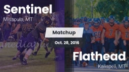 Matchup: Sentinel  vs. Flathead  2016