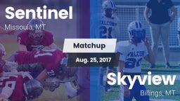 Matchup: Sentinel  vs. Skyview  2017