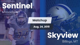 Matchup: Sentinel  vs. Skyview  2018