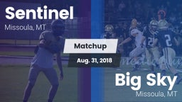 Matchup: Sentinel  vs. Big Sky  2018