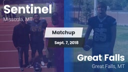 Matchup: Sentinel  vs. Great Falls  2018