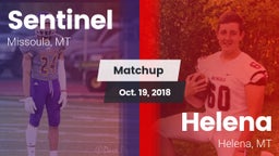 Matchup: Sentinel  vs. Helena  2018