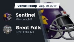 Recap: Sentinel  vs. Great Falls  2019