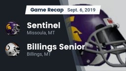 Recap: Sentinel  vs. Billings Senior  2019