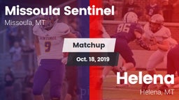 Matchup: Sentinel  vs. Helena  2019