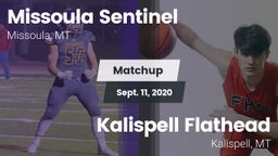Matchup: Sentinel  vs. Kalispell Flathead  2020
