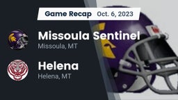 Recap: Missoula Sentinel  vs. Helena  2023