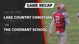 Recap: Lake Country Christian  vs. The Covenant School 2016