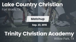 Matchup: Lake Country vs. Trinity Christian Academy 2016