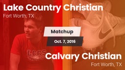 Matchup: Lake Country vs. Calvary Christian  2016