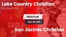 Matchup: Lake Country vs. San Jacinto Christian  2016