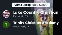 Recap: Lake Country Christian  vs. Trinity Christian Academy 2017