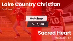 Matchup: Lake Country vs. Sacred Heart  2017