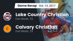 Recap: Lake Country Christian  vs. Calvary Christian  2017