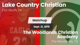 Matchup: Lake Country vs. The Woodlands Christian Academy  2018