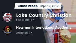 Recap: Lake Country Christian  vs. Newman International Academy 2019