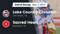 Recap: Lake Country Christian  vs. Sacred Heart  2019