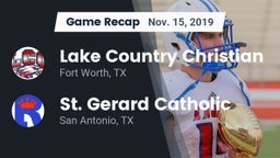 Recap: Lake Country Christian  vs. St. Gerard Catholic  2019