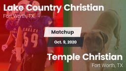 Matchup: Lake Country vs. Temple Christian  2020