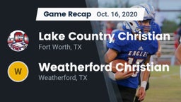 Recap: Lake Country Christian  vs. Weatherford Christian  2020