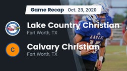 Recap: Lake Country Christian  vs. Calvary Christian  2020