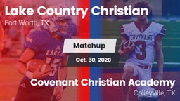Matchup: Lake Country vs. Covenant Christian Academy 2020