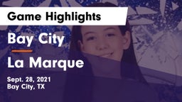 Bay City  vs La Marque  Game Highlights - Sept. 28, 2021