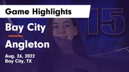 Bay City  vs Angleton  Game Highlights - Aug. 26, 2022