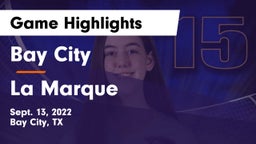 Bay City  vs La Marque  Game Highlights - Sept. 13, 2022