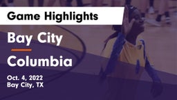 Bay City  vs Columbia  Game Highlights - Oct. 4, 2022