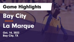 Bay City  vs La Marque  Game Highlights - Oct. 14, 2022