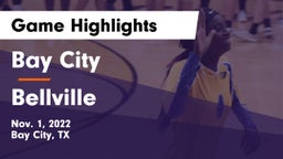 Bay City  vs Bellville  Game Highlights - Nov. 1, 2022