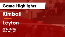 Kimball  vs Leyton  Game Highlights - Aug. 31, 2021