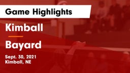 Kimball  vs Bayard  Game Highlights - Sept. 30, 2021