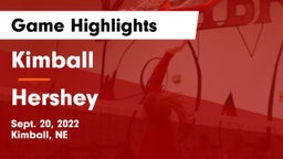 Kimball  vs Hershey  Game Highlights - Sept. 20, 2022