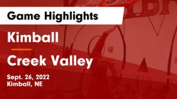Kimball  vs Creek Valley  Game Highlights - Sept. 26, 2022