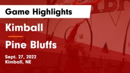 Kimball  vs Pine Bluffs  Game Highlights - Sept. 27, 2022