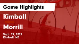 Kimball  vs Morrill  Game Highlights - Sept. 29, 2022