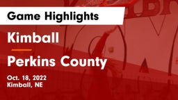 Kimball  vs Perkins County  Game Highlights - Oct. 18, 2022