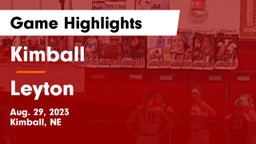 Kimball  vs Leyton  Game Highlights - Aug. 29, 2023