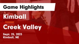 Kimball  vs Creek Valley  Game Highlights - Sept. 25, 2023