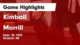 Kimball  vs Morrill  Game Highlights - Sept. 28, 2023