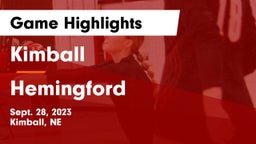 Kimball  vs Hemingford  Game Highlights - Sept. 28, 2023